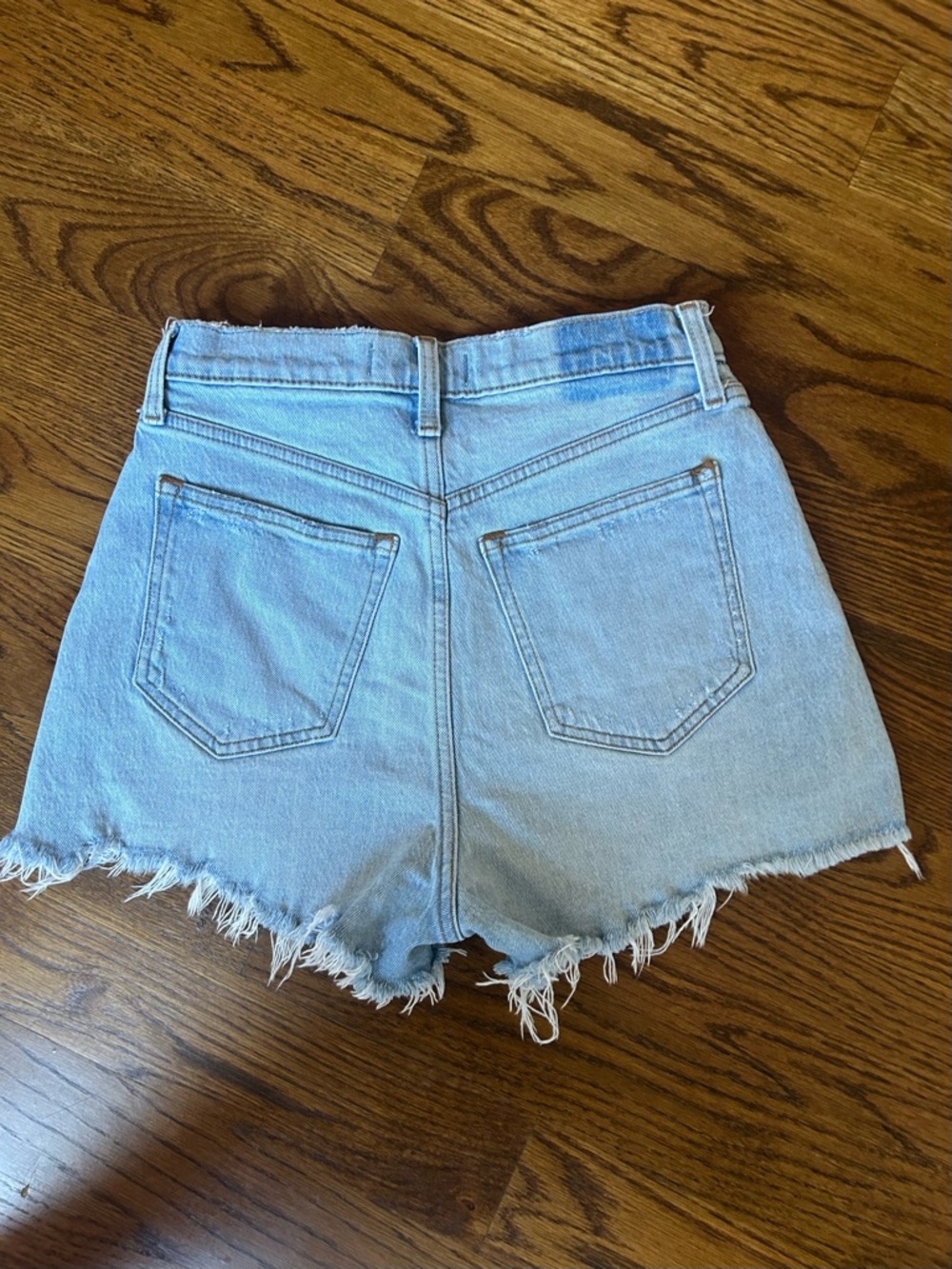Abercrombie & Fitch curve love the cutoff short high Rise size 25/0 - Picture 4 of 8